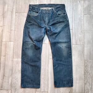 Levi's‎ Slim Straight 514 Jeans Men's 38x32 Blue Denim 100% Cotton Classic